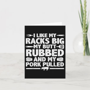 Best Bbq Design For Men Women Bbq Smoker Grilling Card
