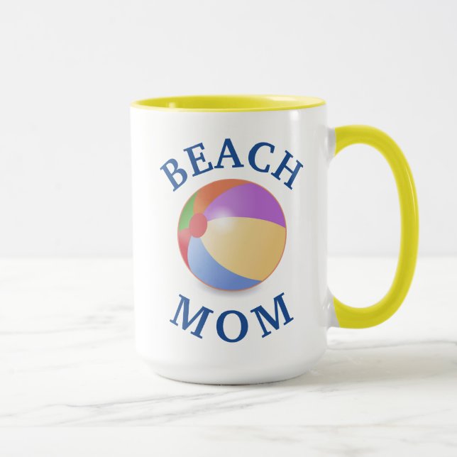 Best "BEACH MOM" Ever! Mother's Day Mug (Right)