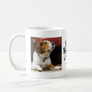 Best Beagle Dad 2 Photo Template  Coffee Mug