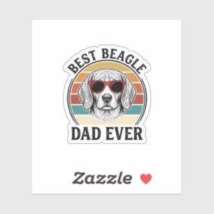 Best Beagle Dad Ever Vintage Beagle Shirt Design_1