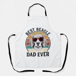 Best Beagle Dad Ever Vintage Beagle Shirt Design_1 Apron