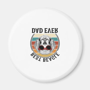 Best Beagle Dad Ever Vintage Beagle Shirt Design_1 Magnet