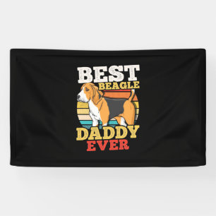 Best Beagle Dog Daddy Ever Banner