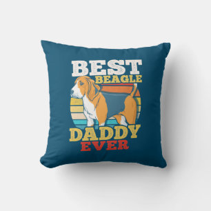 Best Beagle Dog Daddy Ever Cushion