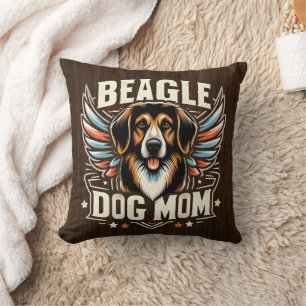 Best Beagle Dog Mum Ever - Beagle Dog Lover Gift Cushion