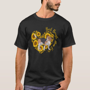Best Beagle Mum Sunflower Heart Mother s Day T-Shirt