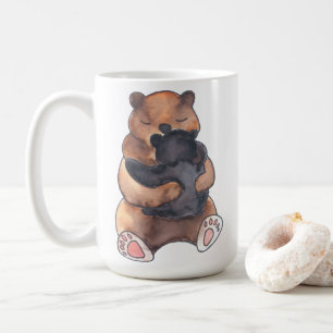 Best Bear Hugs Mum Mama Baby Bear Coffee Mug