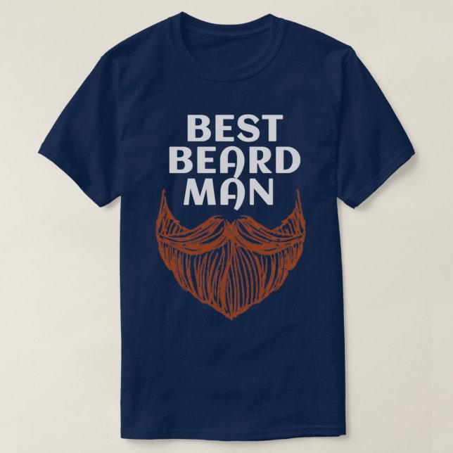 Best Beard Man T-Shirt (Design Front)