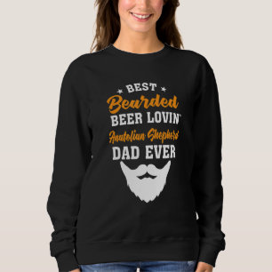 Best Bearded Beer Lovin' Miniature Schnauzer Dad Sweatshirt