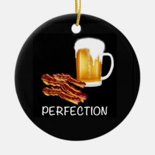 Best Beer and Bacon gifts and accessories ever! Ceramic Tree Decoration