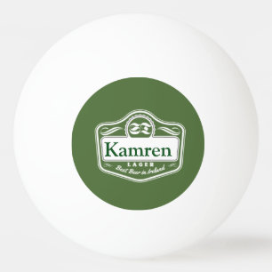 Best Beer Personalised Ping Pong Ball