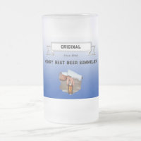 Best Beer Sommelier Dark Blue White Gradient Photo