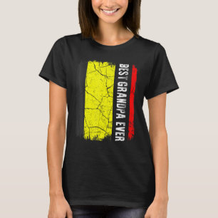 Best Belgian Grandpa Ever Belgium Flag Father's Da T-Shirt