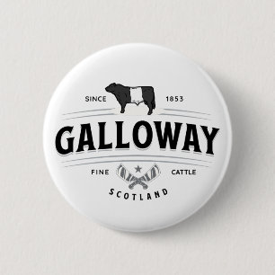 Best Belted Galloway Cattle Breed Badge Belties