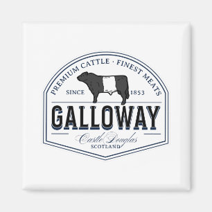 Best Belted Galloway Cattle Breed Badge Belties Magnet