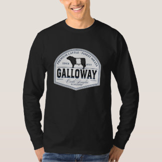 Best Belted Galloway Cattle Breed Badge Belties T- T-Shirt