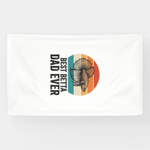 Best Betta Dad Ever Vintage Fish Design_1 Banner