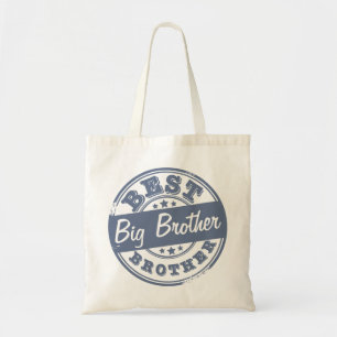 Best Big Brother - rubber stamp effect - Tote Bag