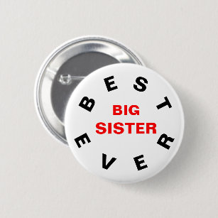 Big Sister Badges &amp; Pins | Zazzle UK