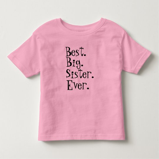 world's best big sister t shirt
