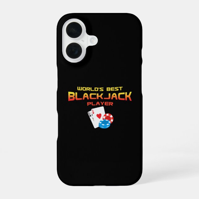 Best Blackjack Player iPhone 16 Case (Back)