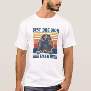 Best Bloodhound Mom Ever Funny Dog Mom Mother's Da T-Shirt