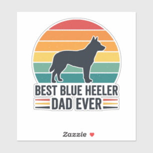 Best Blue Heeler Dad Ever Vintage Dog Dad Design_1
