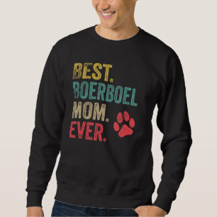 Best Boerboel Mum ever Vintage Women Mother Dog Sweatshirt
