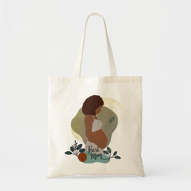 Best Boho Mum-To-Be Mothers Day Tote Bag (Front)