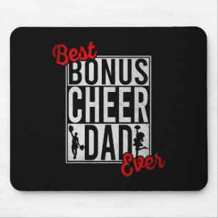 Best Bonus Cheer Dad Ever Cheerleading  Mouse Mat