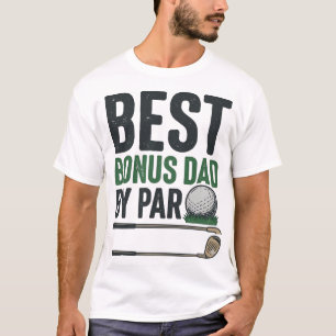 Best Bonus Dad by Par Golf Shirt Design_1