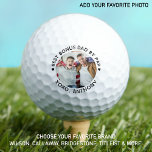 Best BONUS DAD By Par Personalised Photo Golf Balls<br><div class="desc">Best Bonus Dad By Par ... Two of your favourite things , golf and your kids ! Now you can take them with you as you play 18 holes . Customise these golf balls with your childs favourite photo and name . Whether it's a birthday, fathers day or Christmas, these...</div>