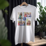 Best Bonus Dad Ever 4 Photo T-Shirt<br><div class="desc">Best Bonus Dad Ever personalised t-shirt - perfect for father's day or stepdad's birthday. The photo template is set up for you to create your own unique photo collage with 4 of your favourite family pictures. The photos are divided with the wording "best bonus dad ever" and you can also...</div>