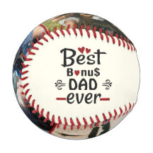 Best Bonus Dad Ever Baseball Father Gift