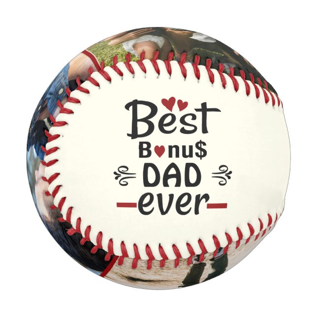 Best Bonus Dad Ever Baseball Father Gift (Back Right)
