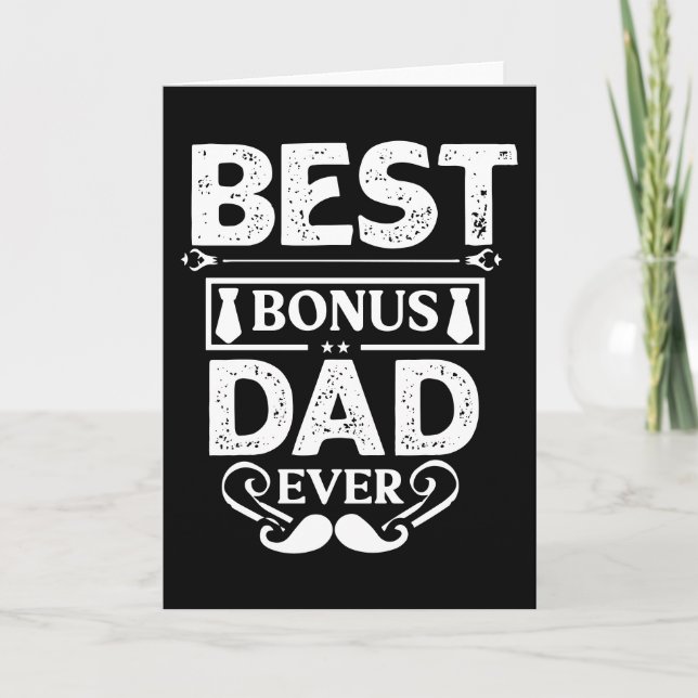 Best Bonus Dad Ever Card (Front)