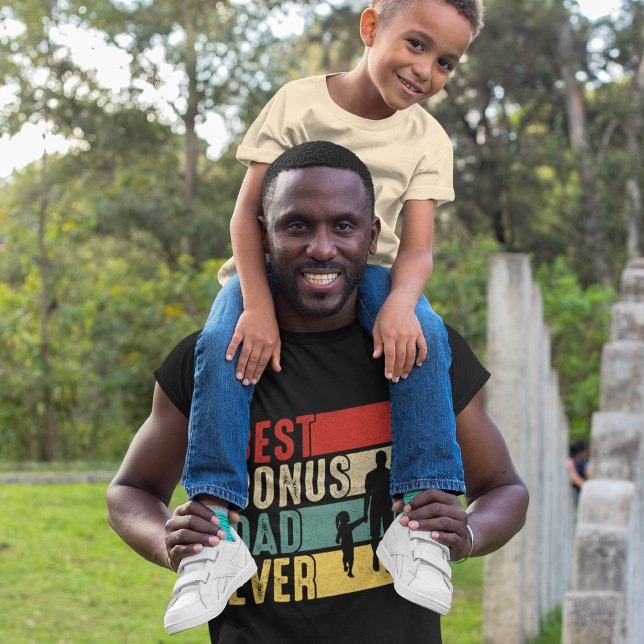 Best Bonus Dad Ever Father's Day  T-Shirt (Best Bonus Dad Ever Father's Day T-Shirt)