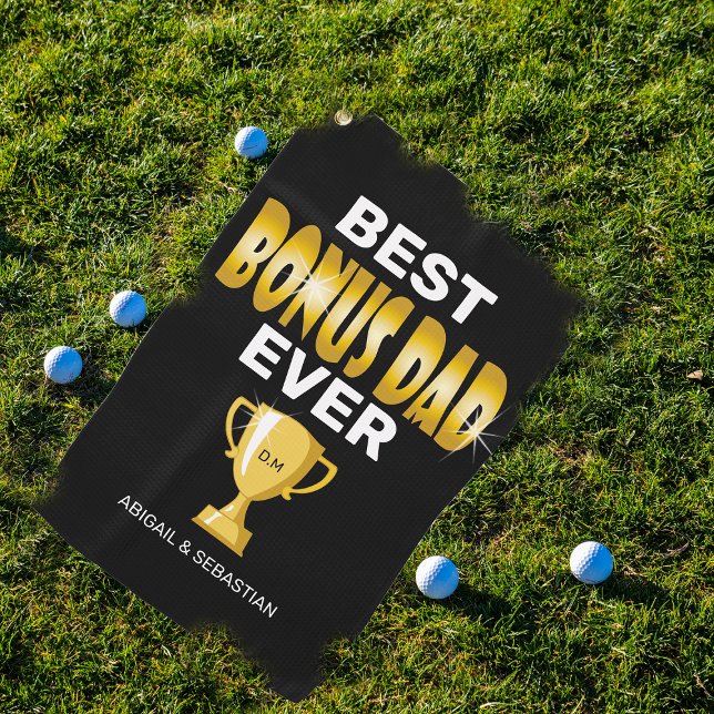 Best Bonus Dad Ever Golf Towel (Creator Uploaded)