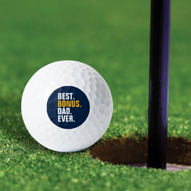 Best Bonus Dad Ever Stepfather Golf Balls (Best Bonus Dad Ever Stepfather Golf Balls from Ricaso. For best stepdad by par on father's day)