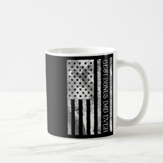 Best Bonus Dad Ever Us Flag Vintage Patriot Stepda Coffee Mug