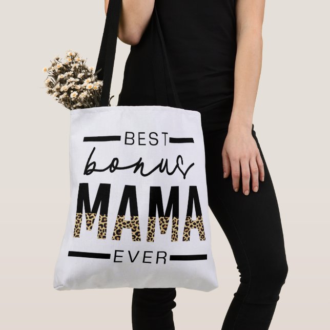 Best Bonus Mama Ever Gifts for Stepmom Tote Bag (Close Up)