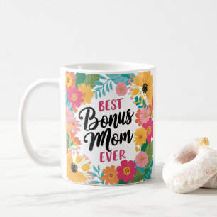 Best Bonus Mum Ever Mug – Floral Mother’s Day Gift