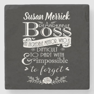 Best Boss Appreciation Gift  Coaster