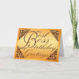 Best boss birthday greeting cards