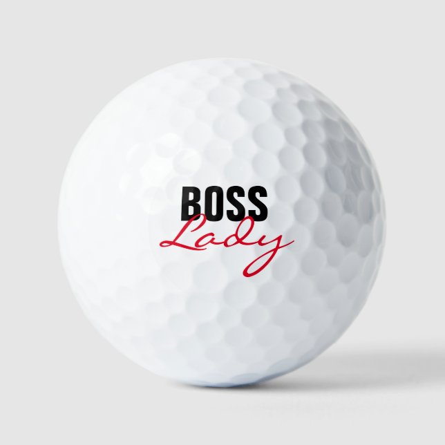 Best Boss - Boss's Day Gift - Personalised Custom  Golf Balls (Front)