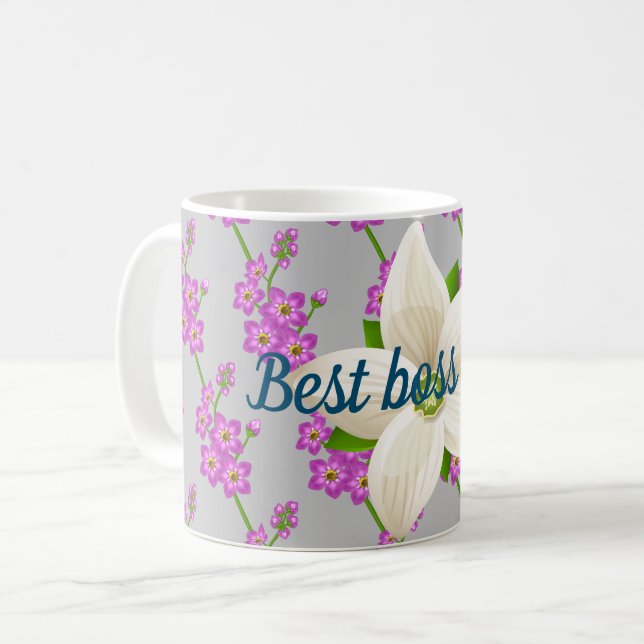 Best boss ever coffee mug (Front Left)