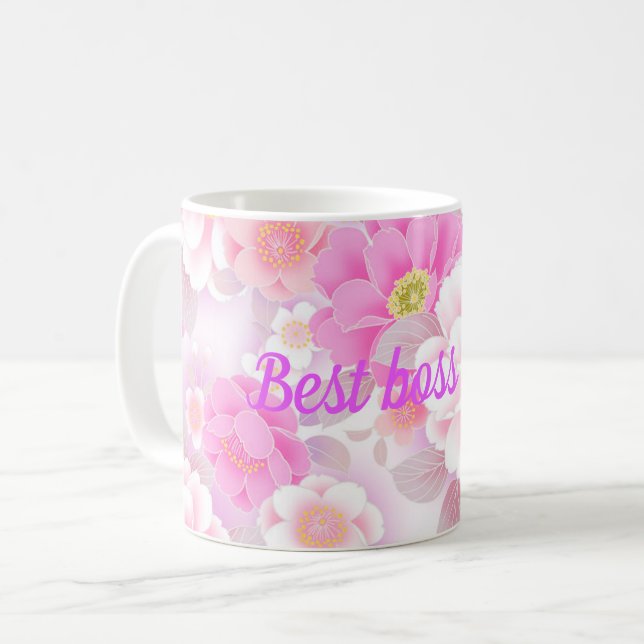 Best boss ever coffee mug (Front Left)