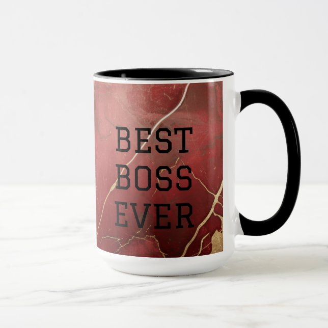 "Best Boss Ever" Customisable Coffee/Tea Mug (Right)
