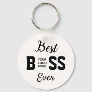 Best Boss Ever & Logo Key Ring