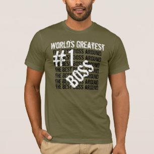 Best Boss Ever World's Greatest Boss #1 Boss V2 T-Shirt